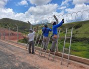 Instalação de Cerca Concertina em Alambrado